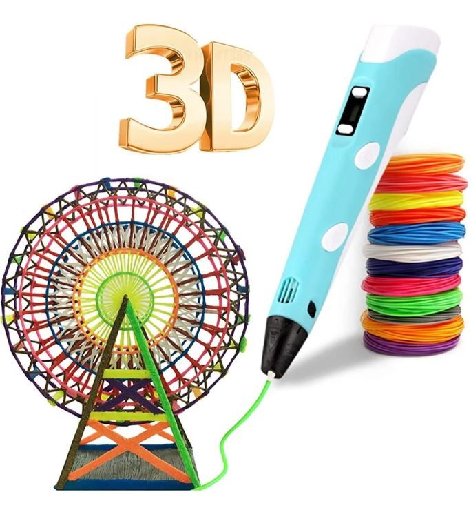 Bolígrafo 3D Inteligente con Pantalla LED: Creá Figuras Tridimensionales